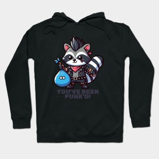 Punk Rock Raccoon Prank Hoodie